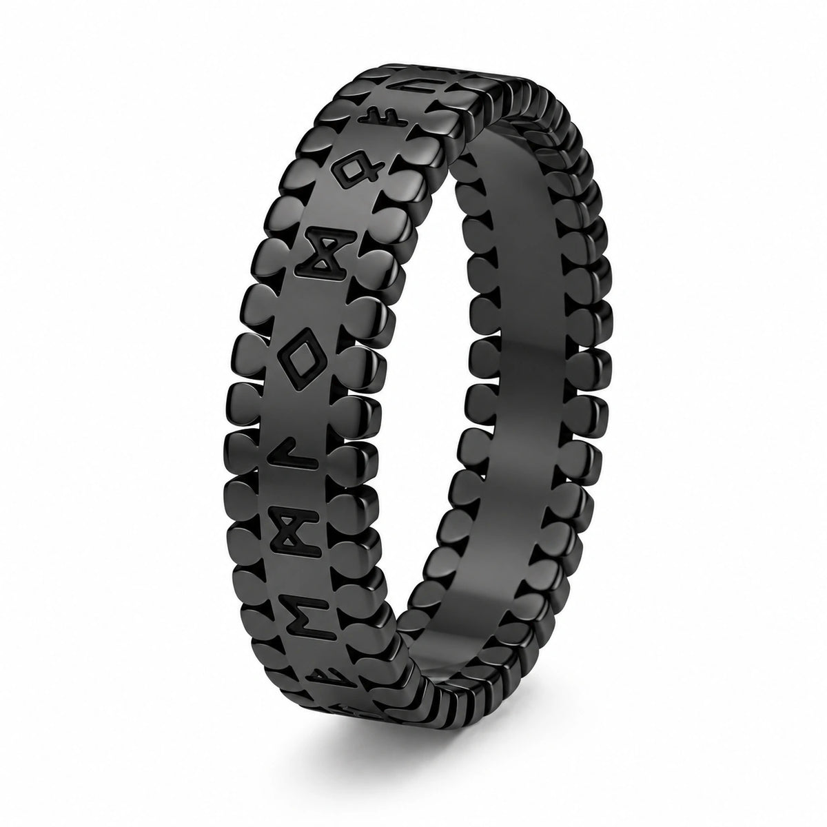 Nordic Viking Rune Ring – Stainless Steel Unisex Spinner Ring