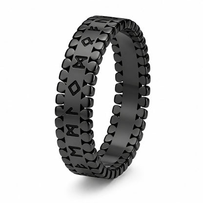 Nordic Viking Rune Ring – Stainless Steel Unisex Spinner Ring