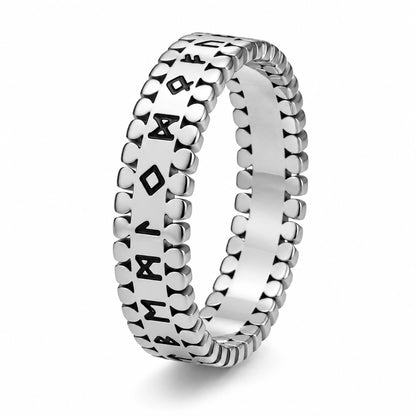 Nordic Viking Rune Ring – Stainless Steel Unisex Spinner Ring